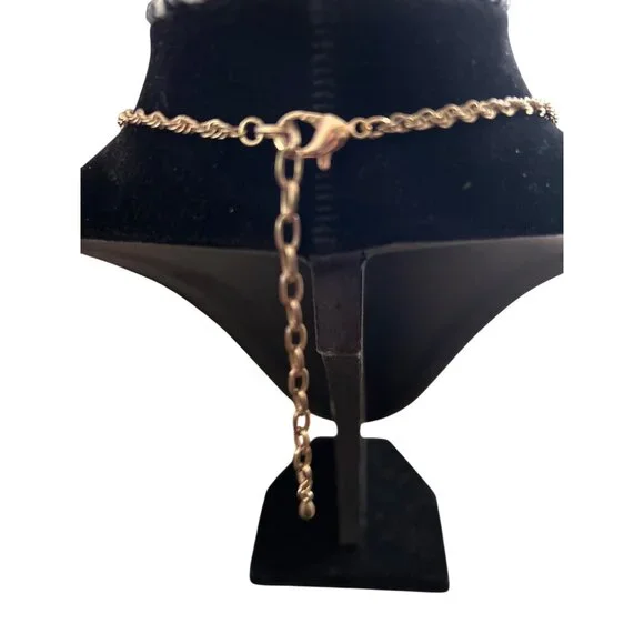 Fashion Jewel Set Earrings Necklace Tortoise Shell Pattern Gold-Tone Nickel Free - Picture 5 of 5